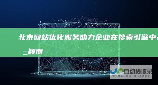 北京网站优化服务：助力企业在搜索引擎中脱颖而出，实现业务增长